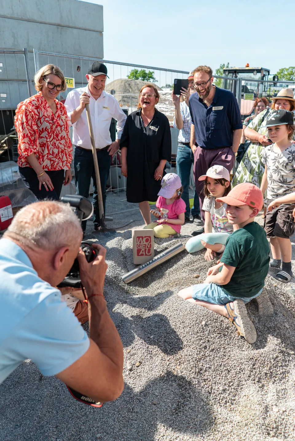 Grundsteinlegung Pressefoto