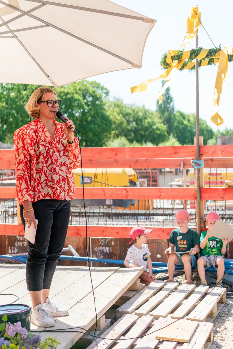 Grundsteinlegung Eva Weber